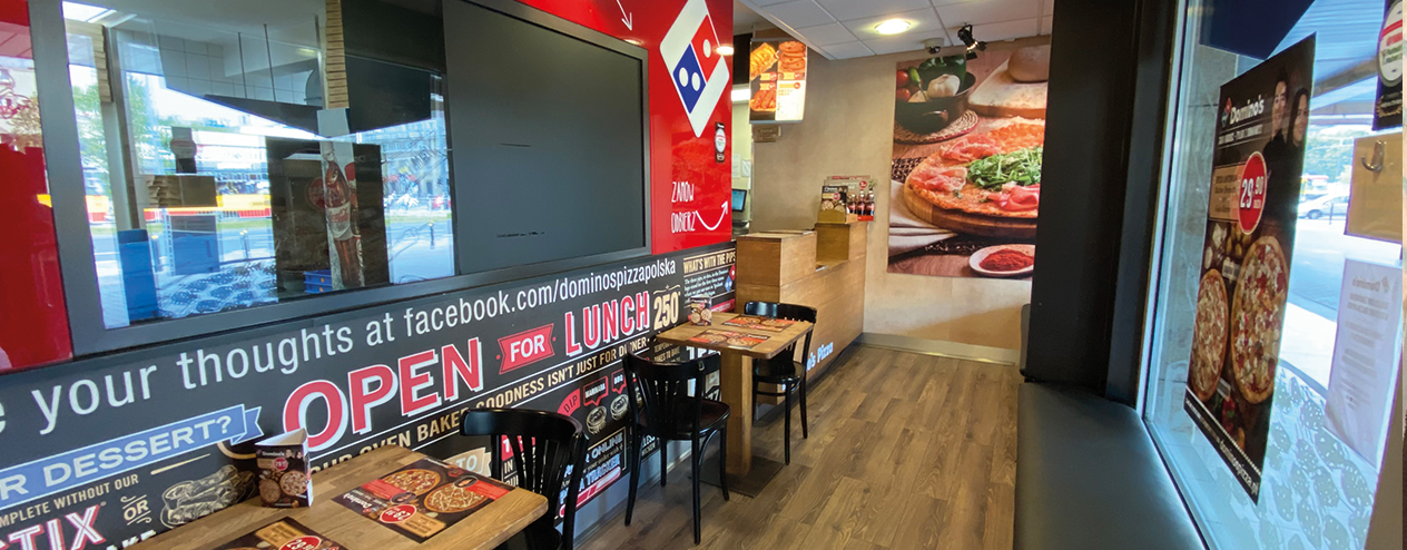 Strefa Klientów Domino’s Pizza Warszawa Jana Pawła II 