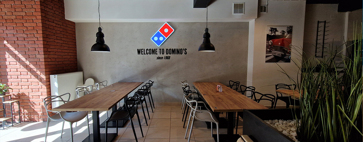 Domino’s Pizza Nowy Targ Ogrodowa wewnątrz
